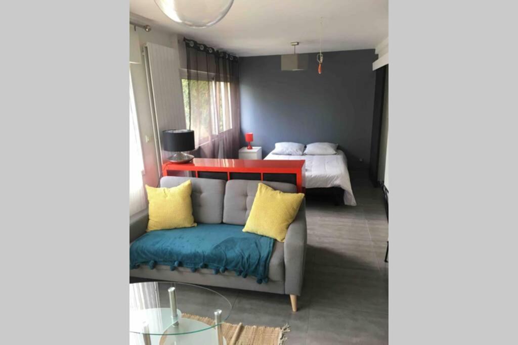 Bel Appartement En Rez De Jardin, 10Min Centre Et 300M Quais De Seine Wifi 鲁昂 外观 照片